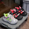 Kids Breathable Mesh Velcro Athletic Running Sneakers Children Tire Sole Casual Dad Shoes