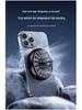 Magnetic Car Phone Holder with 15W Wireless Fast Charging & Cooling