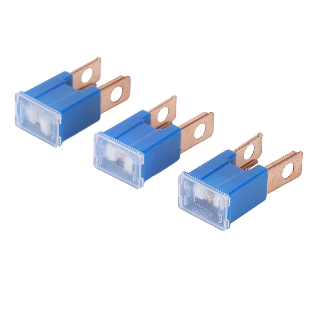10Pcs Straight Male Terminal Fuze 100 Amp Replacement Car Automotive Truck Cartridge Slow Blow Fuze
