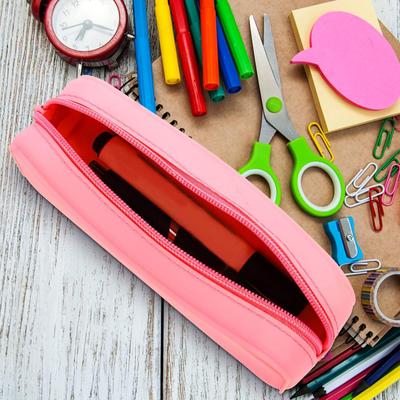 Nové Kawaii Barevné Silikonové Pouzdro na Penál Roztomilé Módní Taška na Penál Štěstí Úložné Pouzdro Studentské Školní Potřeby Studentský Dárkový Pouzdro