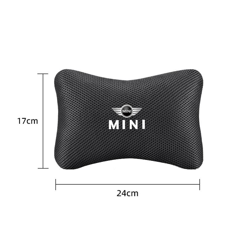 Car Seat Headrest Memory Cotton Core Neck Support Soft Pillow For Mini Cooper JCW Works R56 R50 F54 F55 F56 F57 F60 R52 R53 R55