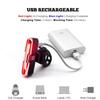 LED Bike Tail Light 110 Lumens Rechargeble Multiple Modes Night Cycling Safety
