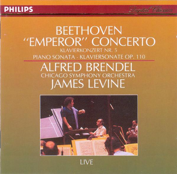 

CD BRENDEL, LEVINE; CSO - Beethoven: Piano Concerto No.5 Emp 4127892 Philips 1984 Germany ObiClassical Used