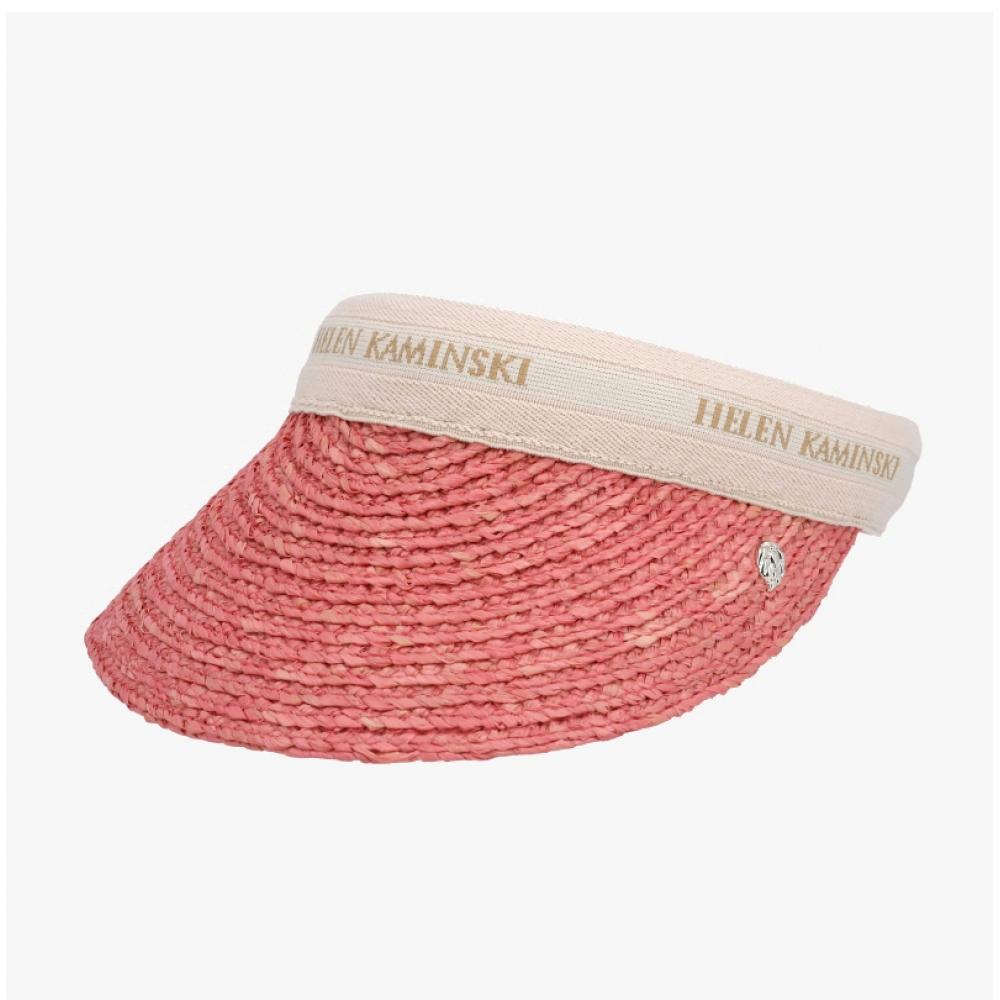 Helen Kaminski Bianca 8 Pomelo Natural Logo Visor Sun Cap Hat52204