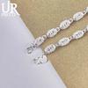 925 Sterling Silver Hollow Bead Bracelet Fashionable Wedding Jewelry