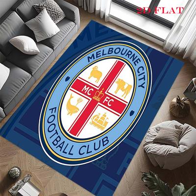 City Football Group Carpet Rug for Living Room Bedroom Home Sofa Decoration,Kids Play Nonslip Floor Mat