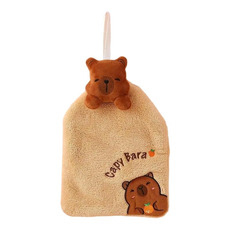 Animal Themed Kids Hand Towels Soft Absorbent Coral Velvets Quick Drying Towels for Kitchen and Bathroom