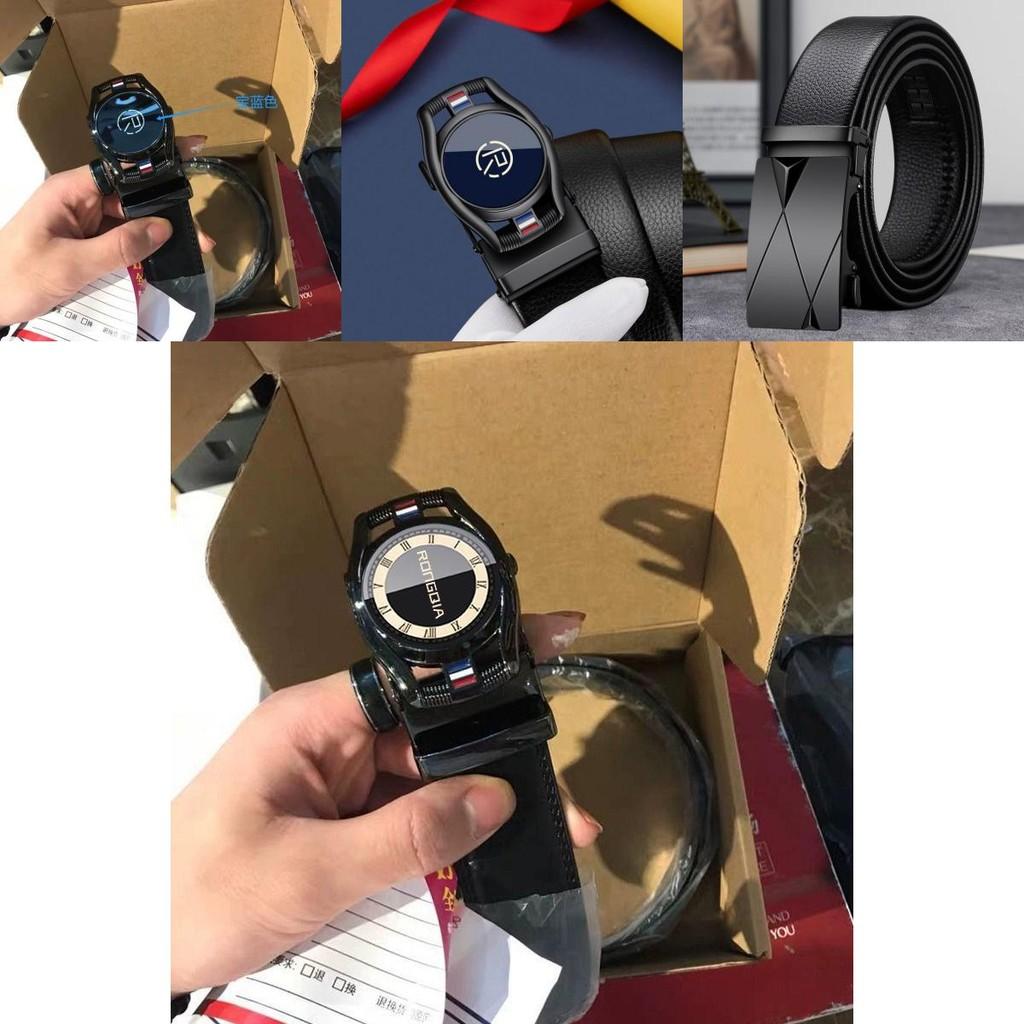 Stylish Automatic Buckle Black Belt For Young Men Casual Business Wear 105cm To 125cm