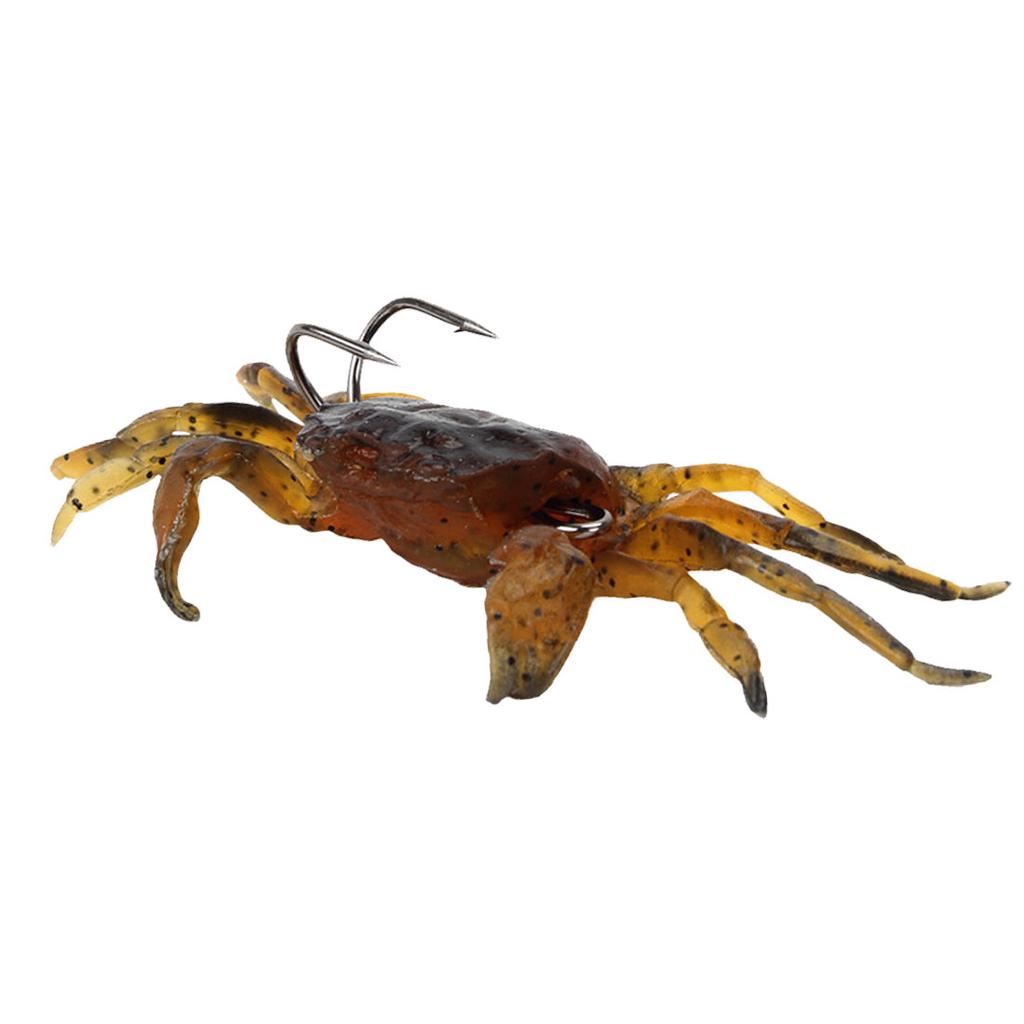24 3D SOFT PLASTIC CRAB SURF FISHING SALTWATER LURE TACKLE ACCESSORY