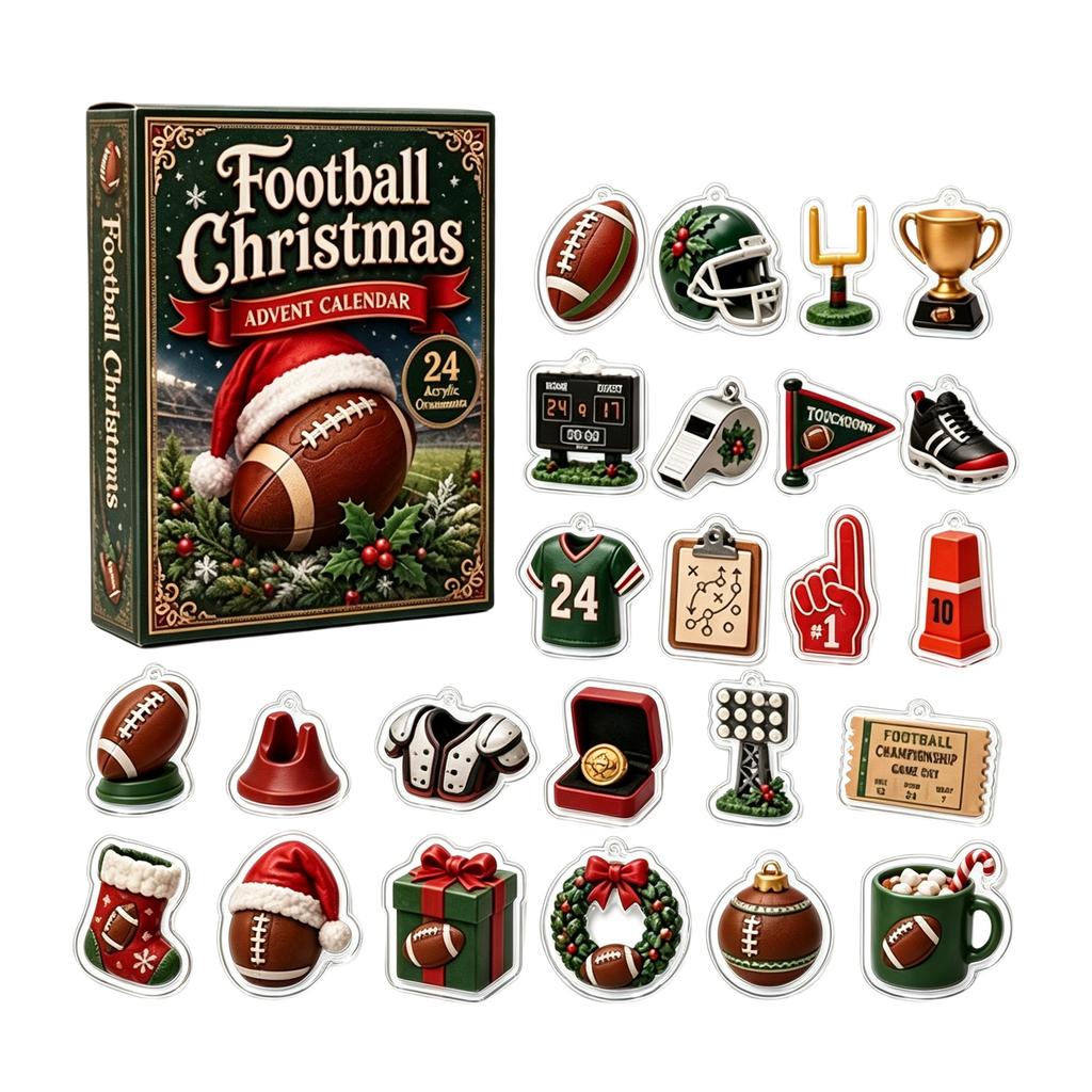 2D Flat Acrylic Airplane Box with Football, Collectible for Collectors