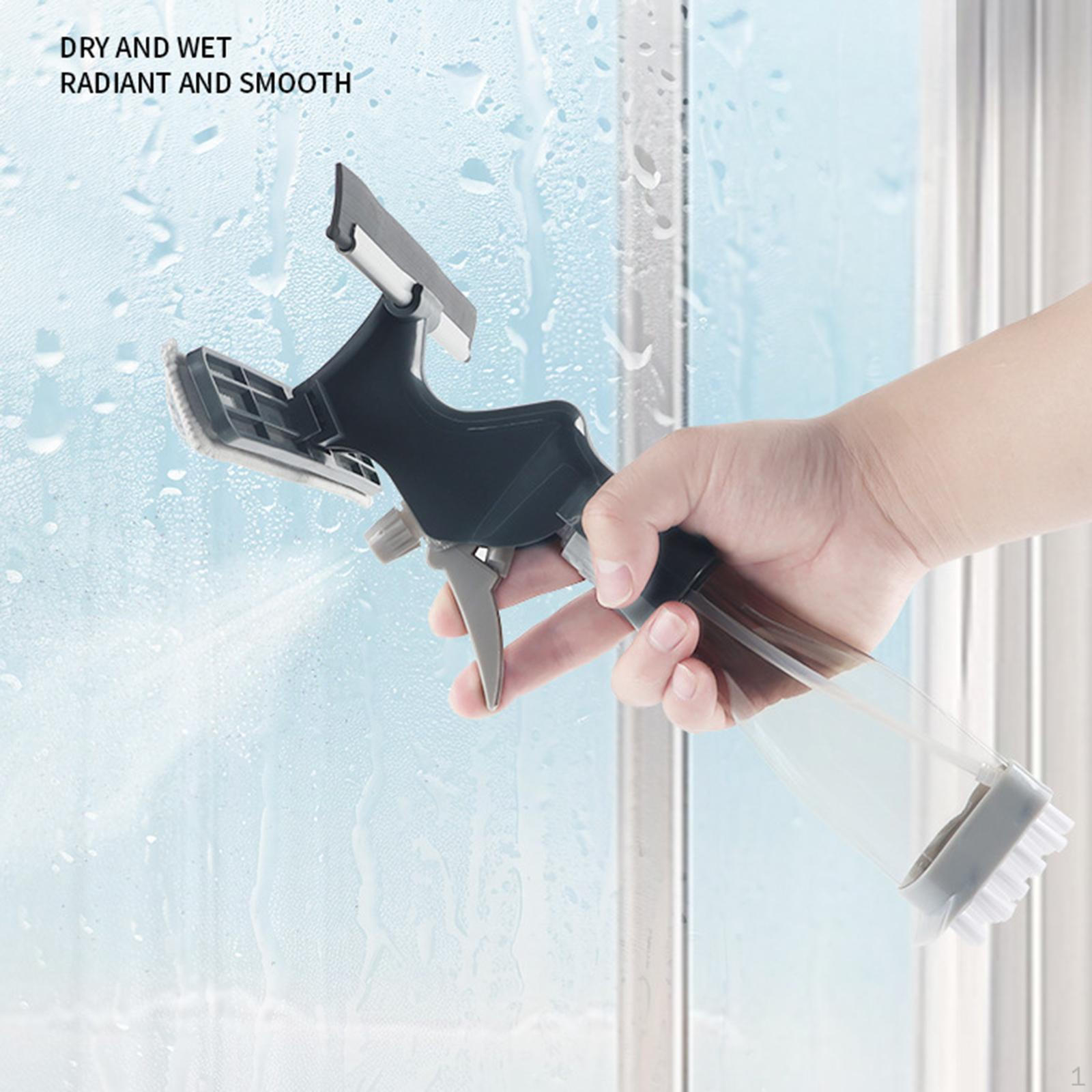 

Window Cleaner Glass Cleaning Tool Brush Lightweight Multipurpose Spray Bottle Washer for