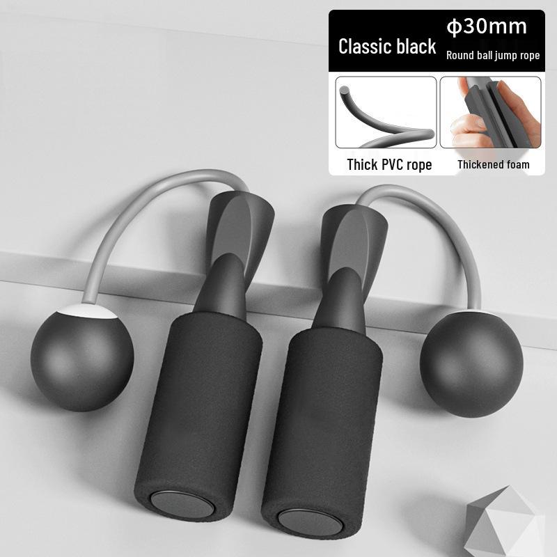 Hot-Selling Dual-Use Jump Rope: Load-Bearing, Ball-Weighted, Corded/Cordless, Silent for Indoor Use