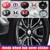 4pcs 58mm 60mm Car Wheel Center Hub Center Cap Rim Hub Dustproof Cover Emblemem For Accord CRV XRV Civic Odyssey