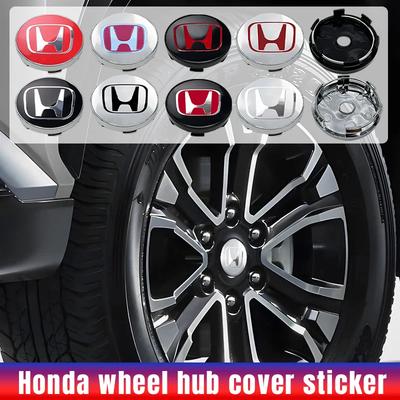 4pcs 58mm 60mm Car Wheel Center Hub Center Cap Rim Hub Dustproof Cover Emblemem For Accord CRV XRV Civic Odyssey QN1