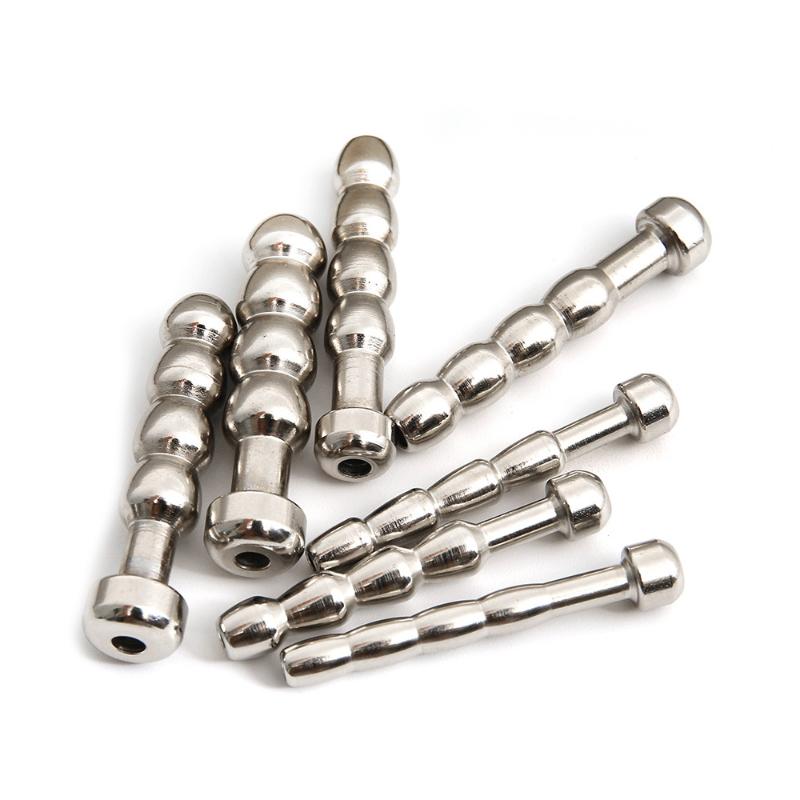 Urethral Dilatation Metal Catheters Anal Beads For Male Sex Toy Butt Plug 5/6/7/8/9/10/11Mm Penis Stimulation Horse Eye Stick