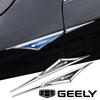 2pcs 3d Alloy Car Stickers Car Accsesories for Geely Atlas Coolray BO RUI YUE CK Saloon EMGRAND Ec7 GS GC2 GC5 GC6 GC7 GX2