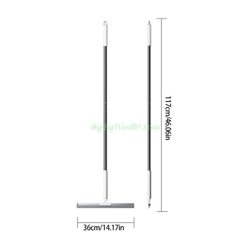 24TE Silicone Floor Squeegee Broom Bathroom Floor Scraper Ergonomic Water Removal