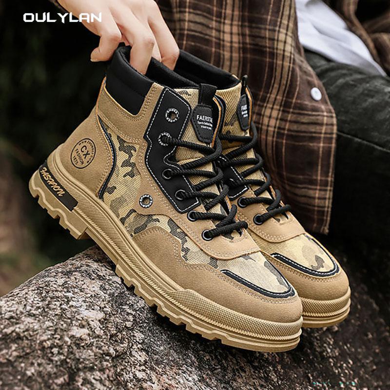 Bequeme Lässige Sportliche Flach Absatz Atmungsaktive Sneaker Übergröße Herrenschuhe Plus Doc Martens Arbeitsschuhe Trend Vielseitige Stiefel Herren