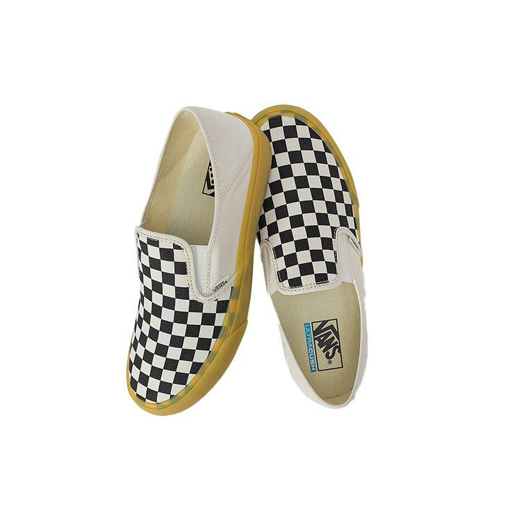 Vans Unisex Slip-On Checkerboard Black Marshmallow Gum VN0A5HYQ1KP