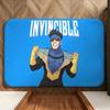 Animation I-Invincible H-Hero Floor Mat Soft Flannel Floor Mat  Suitable for Entryways, Living Rooms, Bedrooms, and Bathrooms