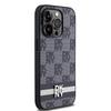 Dkny Dkhcp14Lpcptssk Iphone 14 Pro6.1 Czarny/Black Hardcase Leather Checkered Mono Pattern & Printed Stripes