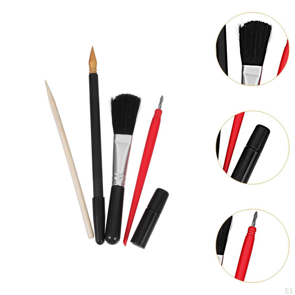 1 Set Scratch Painting Tools Scratcher Manual ,Professionals Beginners Artwork , Board