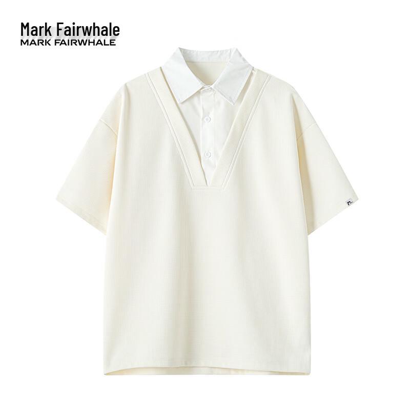 

MARK FAIRWHALE Men s Breathable Short Sleeve Polo T-Shirt 2XL