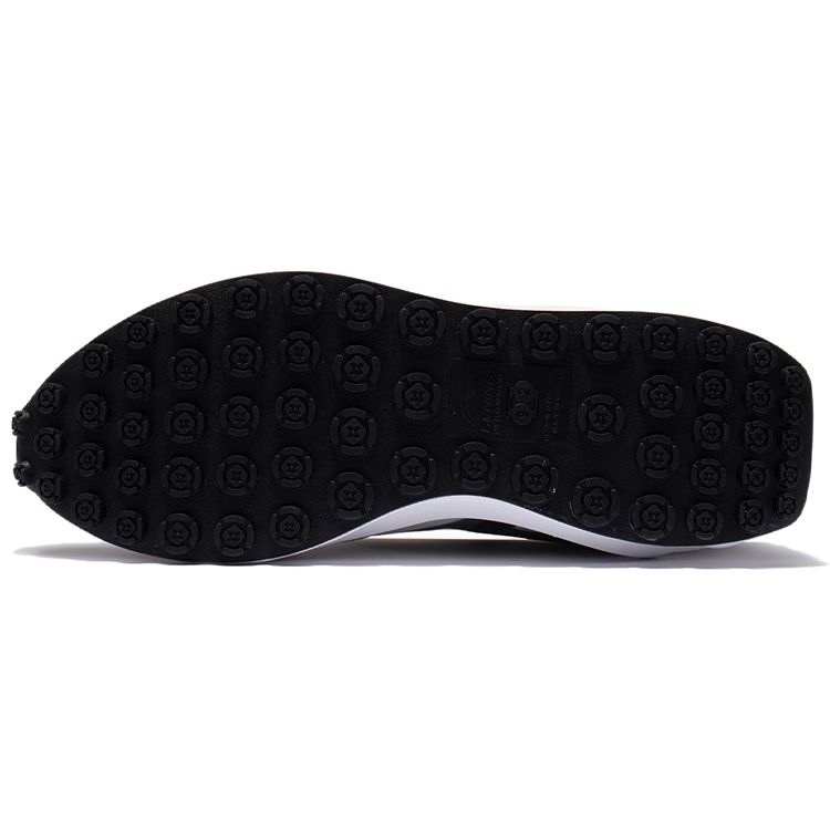 Li Ning Round And Square Comfortable Versatile Low-Top Casual Shoes Men Casual Shoes Gray AGCS013-4