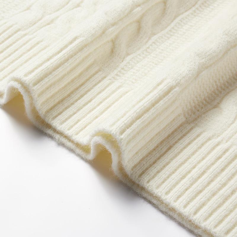 Autumn And Winter American Men'S Knitted Base Sweater New Trendy Versatile Wide Half High Collar Knitted Sweater