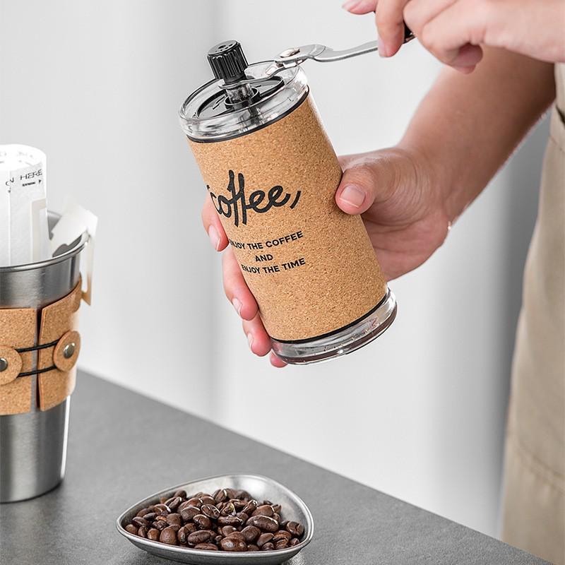 Portable Manual Coffee Grinder - Stainless Steel Burr for Pour-Over