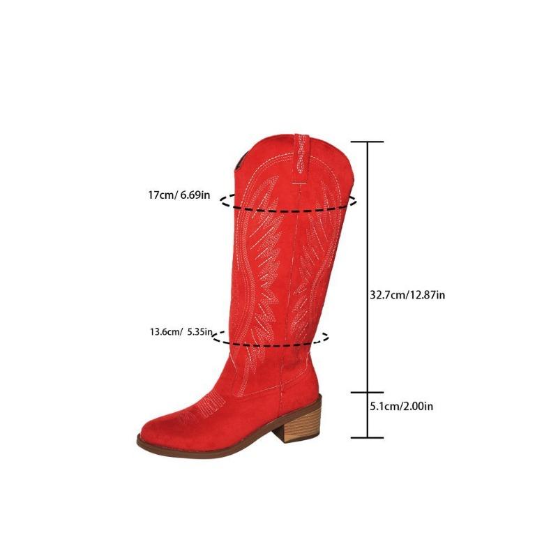 

Новые ретро вышитые ботинки Мартин большого размера женские осенне-зимние на толстом каблуке средней длины ботинки-рыцари короткие ботинки 41 красный
