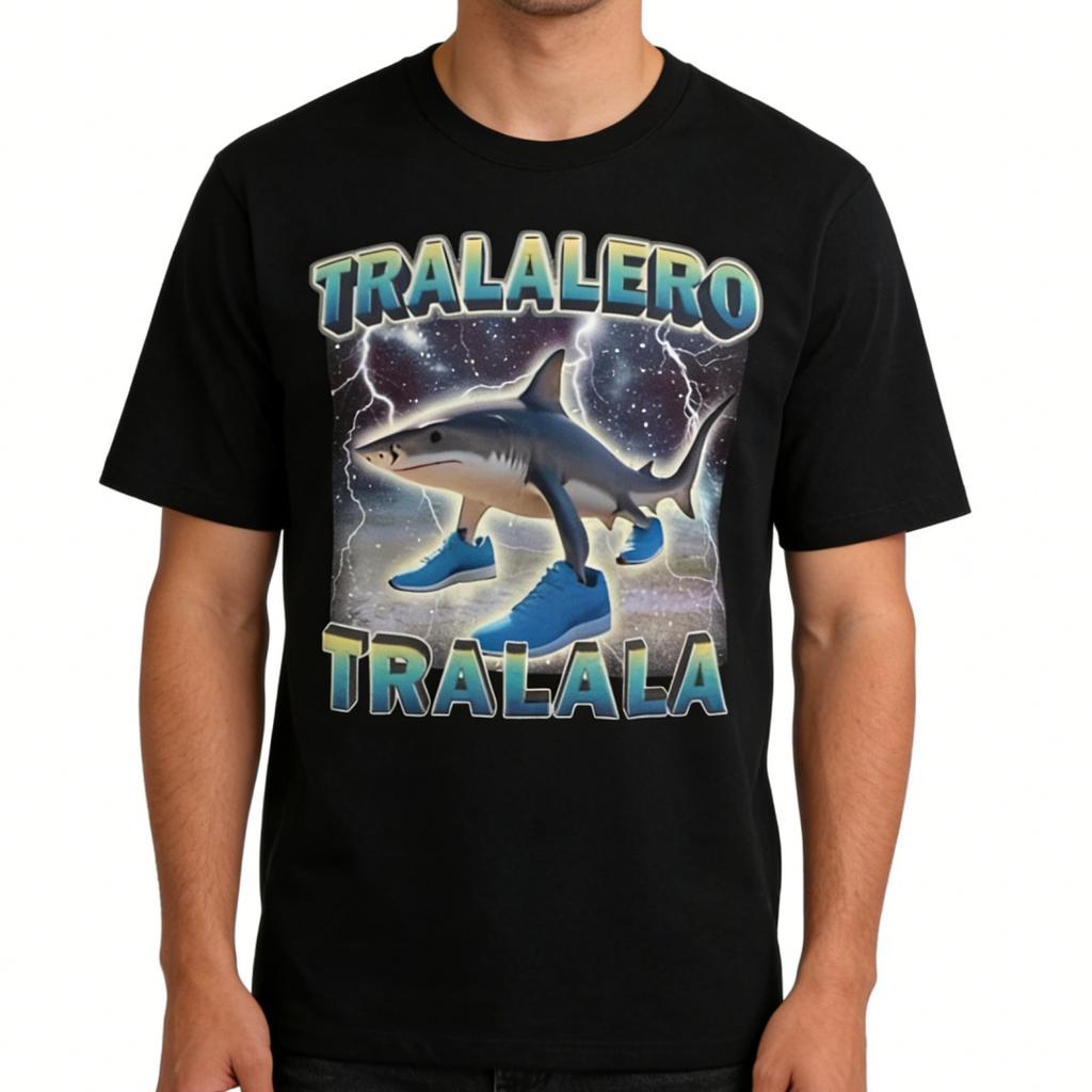 Funny Tung Tung Sahur Tshirt 3D Printed Short Sleeve Tops Summer Casual Crew Neck T Shirts Boys Tees Trend Cool Unisex Clothes