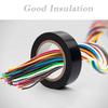 6pcs Rainbow Colour Vinyl Pinstriping Tape, 16mmx6m/0.63x236 Inch for Electrician,School Gym Marking Floor, Crafting, Vehicles