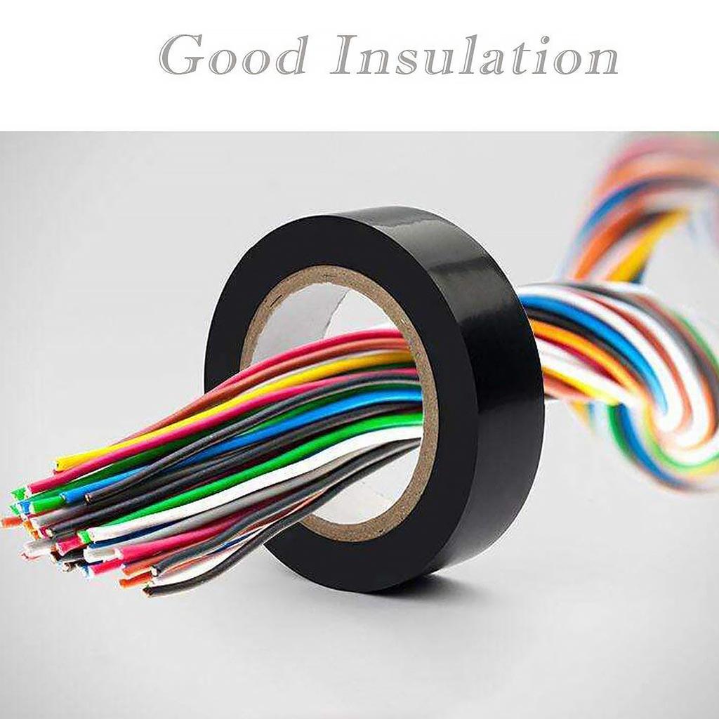 6pcs Rainbow Colour Vinyl Pinstriping Tape, 16mmx6m/0.63x236 Inch for Electrician,School Gym Marking Floor, Crafting, Vehicles