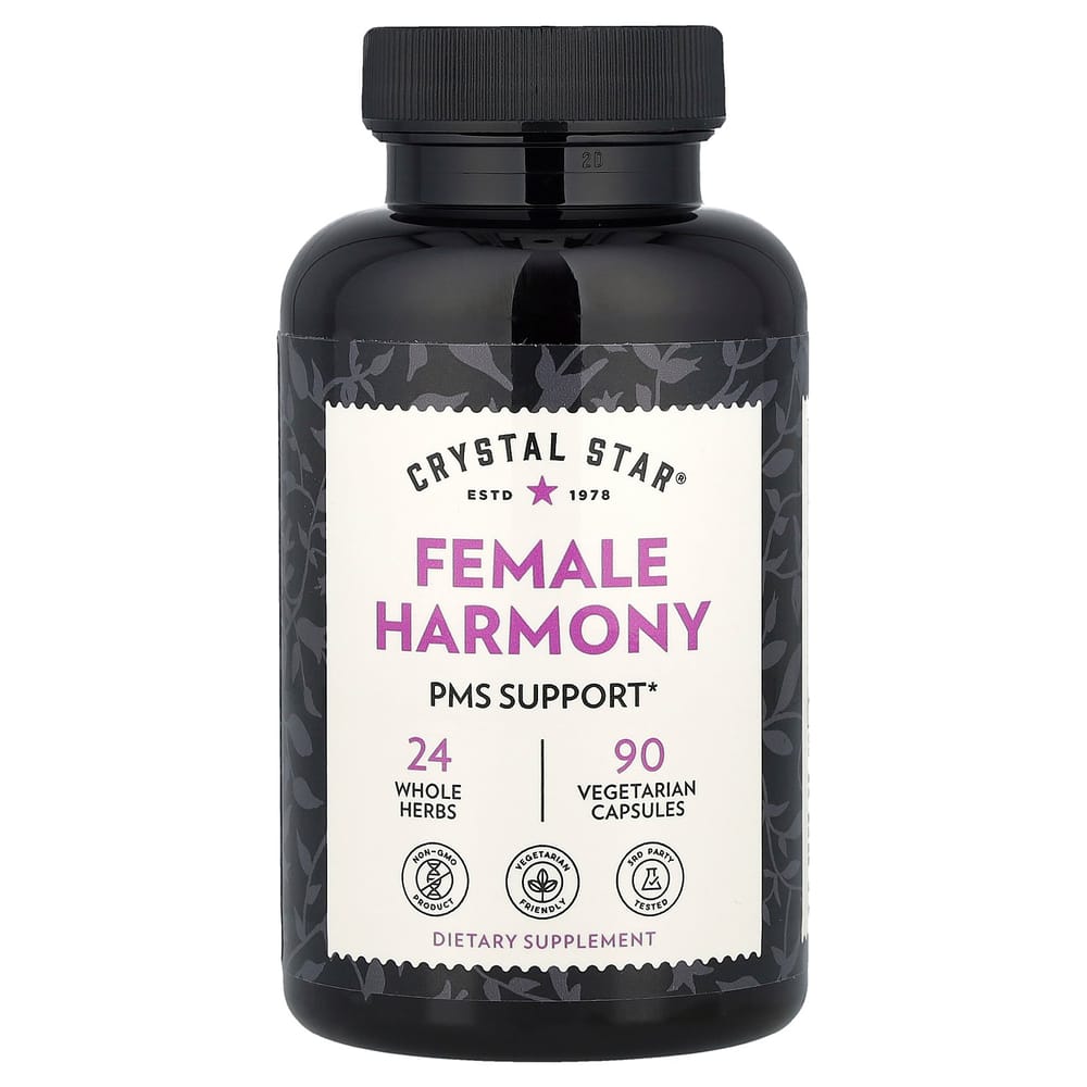 Crystal Star Harmony Veggie Capsule per Donna, 90 Capsule