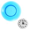Silent Operated Waterproof Bathroom Clock Suction Cup Wall Mount Shower Timer Mirror Clock for Kitchen Toilet