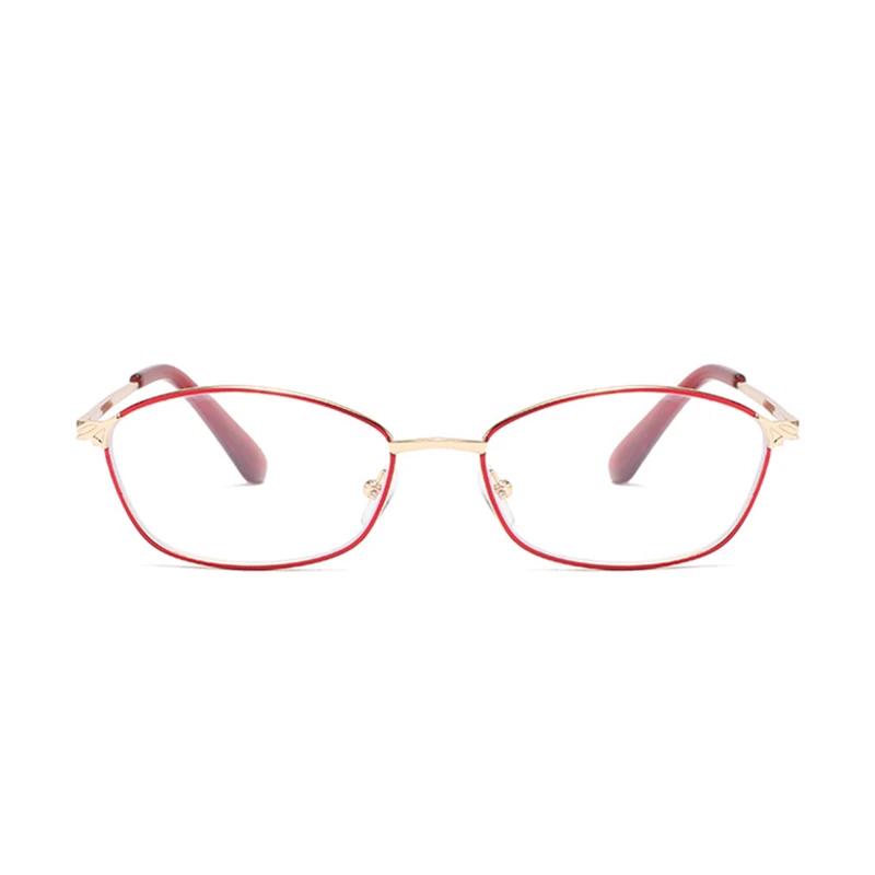 

Women Blue Light Proof Reading Glasses Prescription +100 to +400 Upscale Anti-radiation Hyperopia Presbyopic Spectacles 1.00 красный