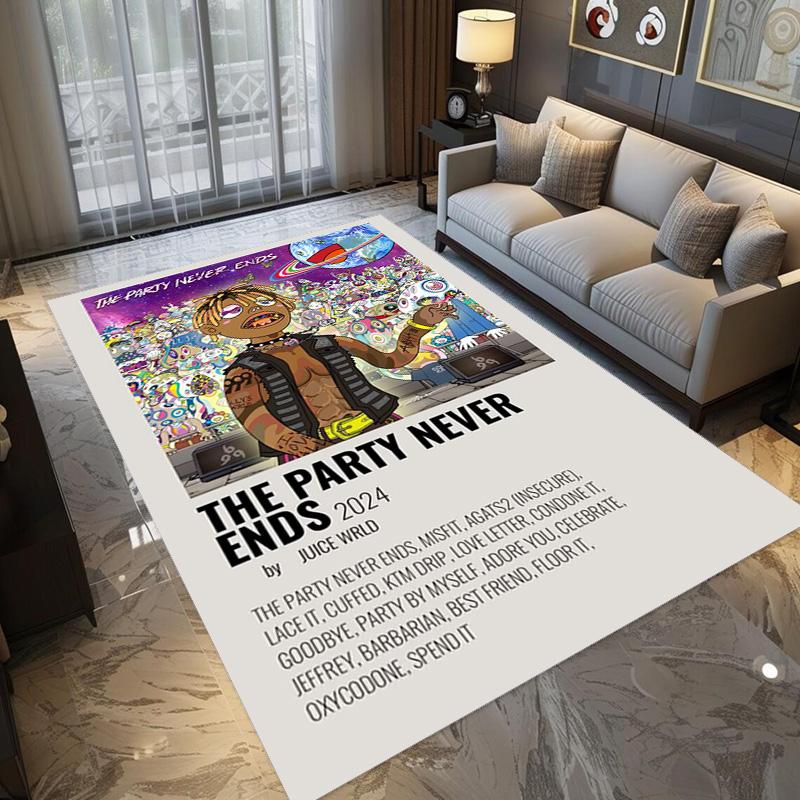 Juice Wrld: Legacy Sound Carpet Suitable for All Seasons Living Room and Bedroom Mats Art Bathroom Mat Office Chair Cushion