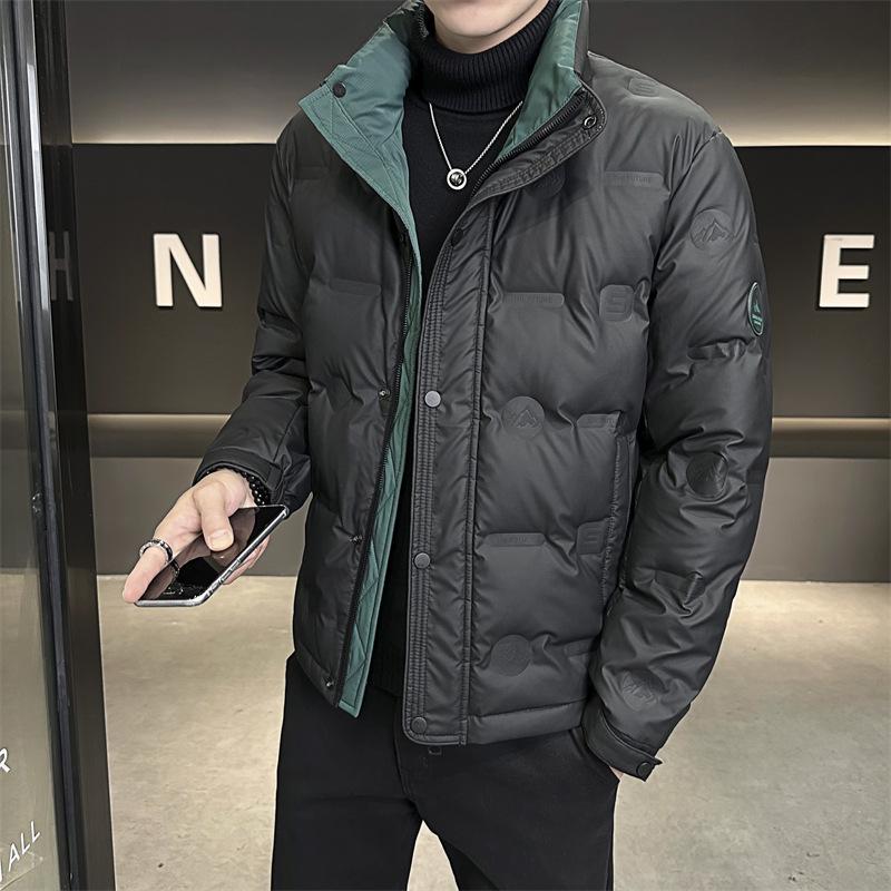 Men's 2025 Winter Lightweight Down Jacket – High-End, Warm, Trendy, Thickened Short Coat for Cold Protection.