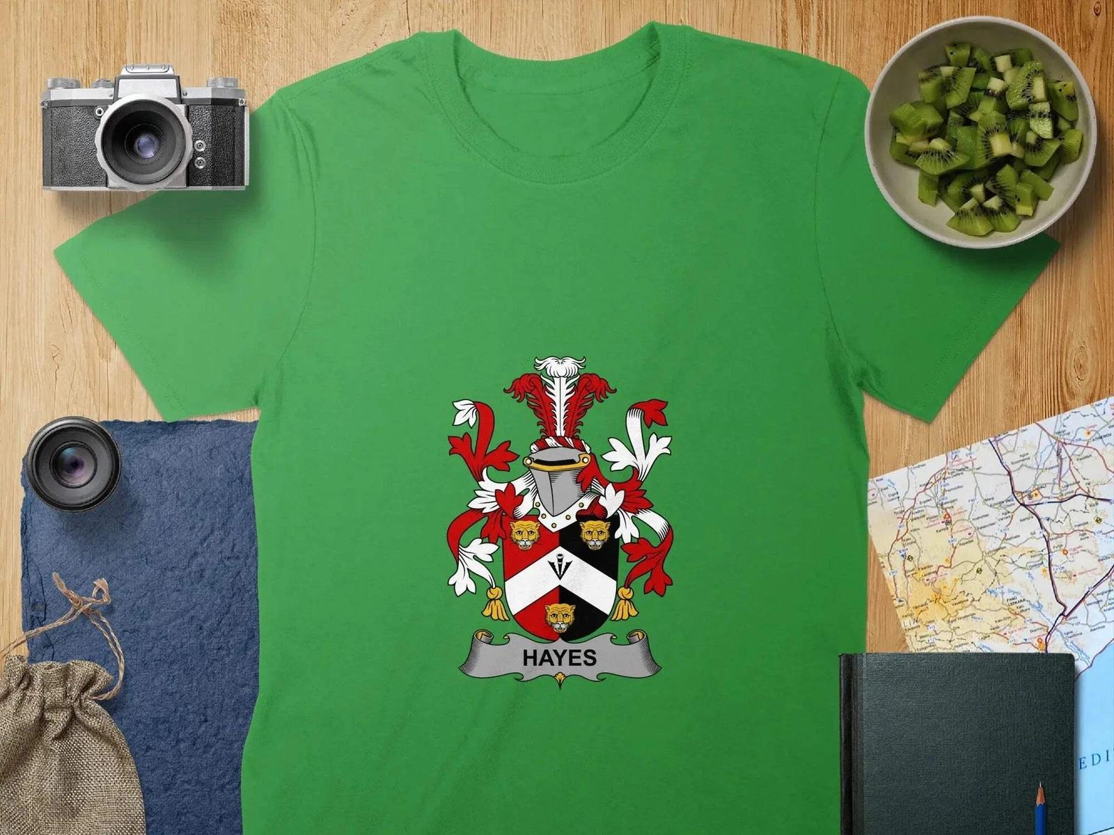 Hayes Coat Of Arms Irish T-Shirt S