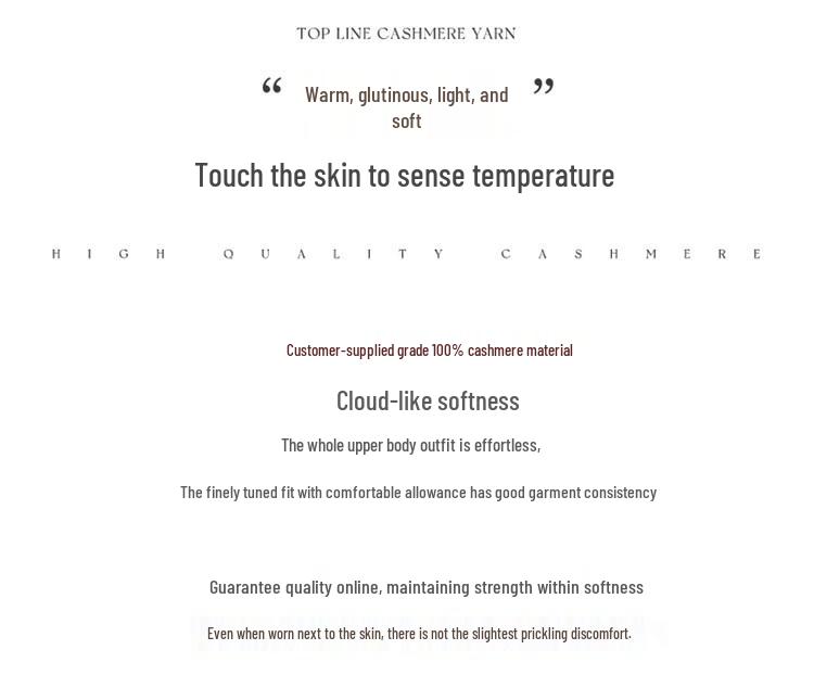 Fanzhen Women's 100% Cashmere Round Neck Sweater