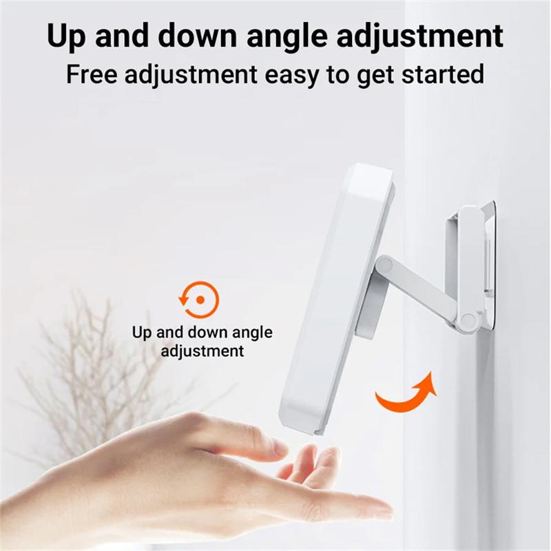 360 Degree Rotation Waterproof Shower Phone Holder Rotation Angle Adjustable Telescoping Wall Mount Phone Holder for Bathroom Kitchen Bracket Stand