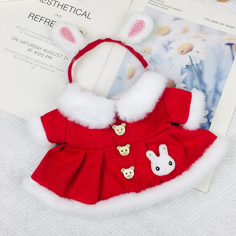 Medium 30cm Handmade Doll Clothes for Jointed Bear - S Size Belle Lulu Outfit Gift for Girls
