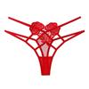Erotic Panties Sexy Lace Transparent Panties Women Double Strap Low Waist Thong Sexy Lingerie Breathable G-string Underwear Sensual
