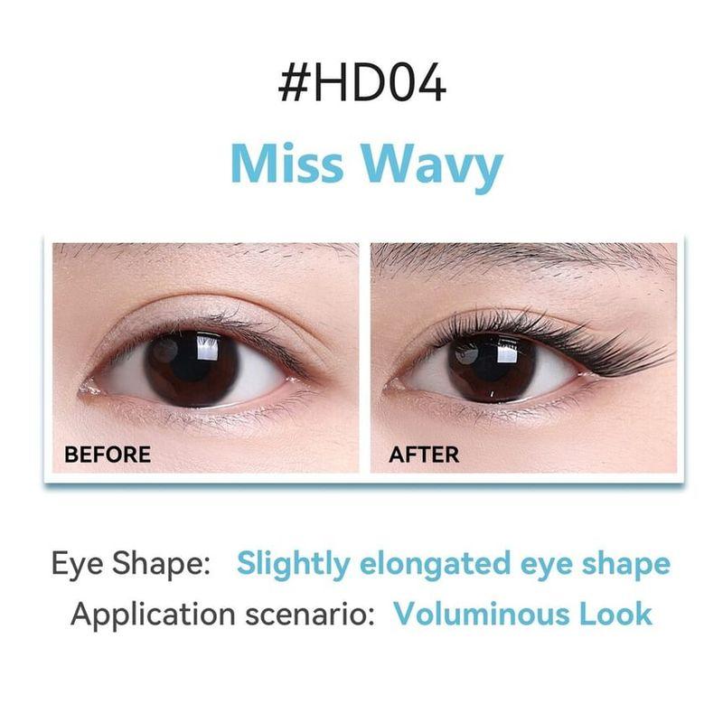 BLJ - Comic Eyes Glue-free False Eyelashes - HD04