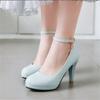 Children Girls High Heel Shoes Kids Princess Shoes Fashion Simple Platform Pumps Women's High Heels For Party Wedding 31-43