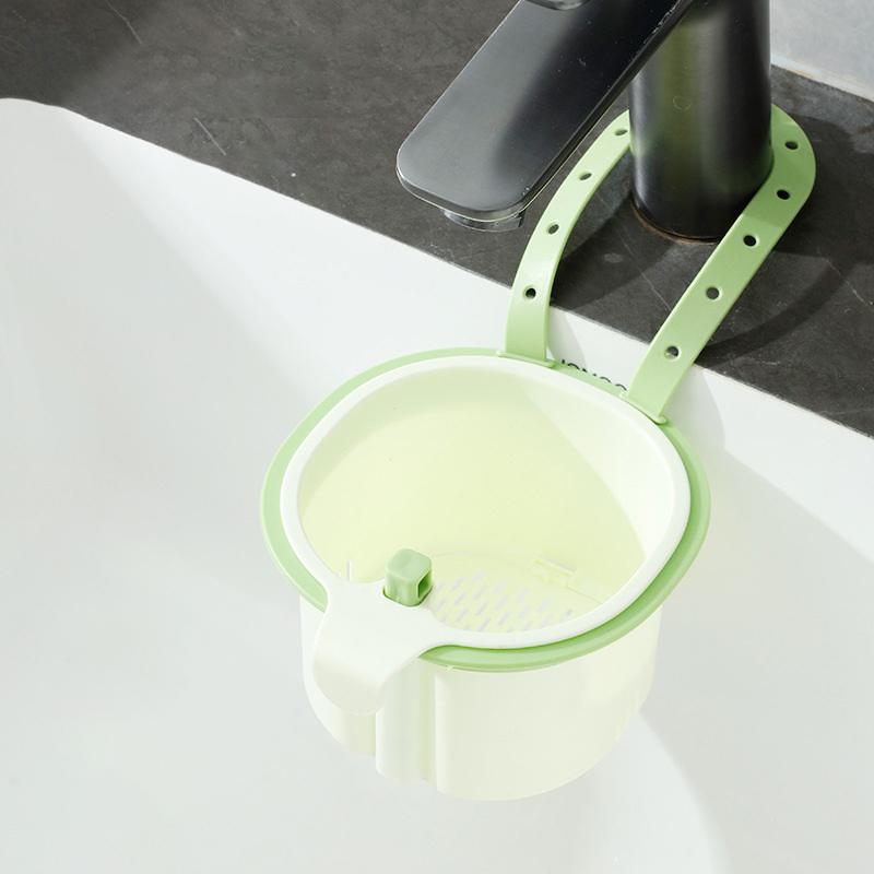 Hanging Kitchen Drain Basket, Household Kitchen Sink Drain Basket For Separating Food Scraps, Tea Leaves, And Kitchen Waste.