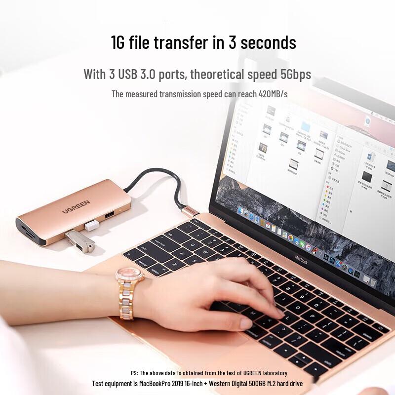 Ugreen CM163 6-in-1 USB-C Docking Station