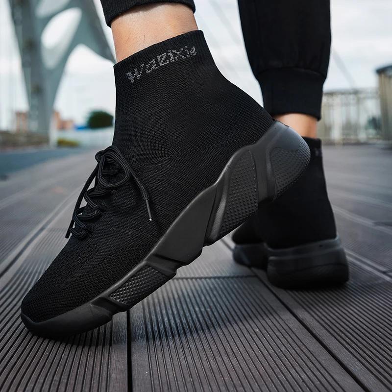 Fashion Men's Sock Shoes Sneakersy Men's Basketball Sale Luxury Brand High Quality Men's Mesh Sneakers Child Men Safety Shoe Gym Tennis