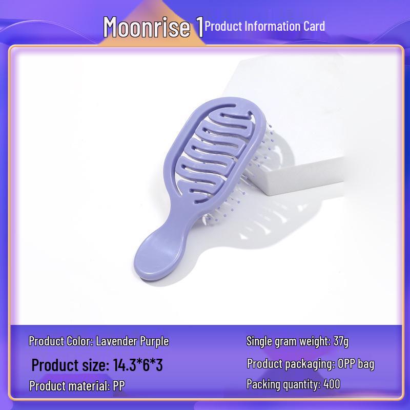 

Hollow Rib Comb: High Crown, Voluminous Mini Portable Women s Hair Styling and Massage Comb